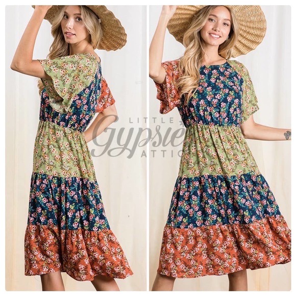 Handmade Frolic in the Meadow Prairie Dress - Picture 6 of 14